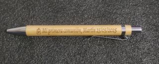 Bolígrafo de madera personalizado