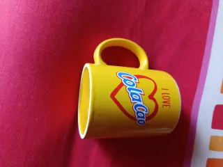 Taza amarilla Cola Cao
