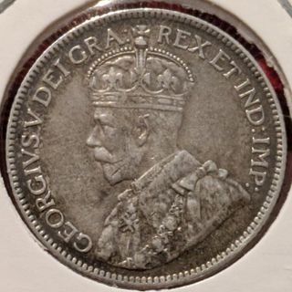25 Cents 1916 Giorgio V Canada
