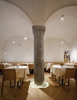 Lampadario Pendolino Vetro Metallo