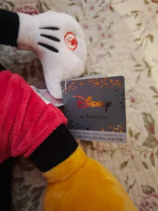 Peluche Mickey Mouse con etiqueta