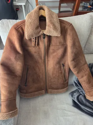 Chaqueta Mango Marrón Borrego nueva sin usar