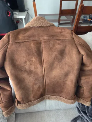 Chaqueta Mango Marrón Borrego nueva sin usar