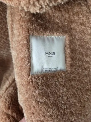 Chaqueta Mango Marrón Borrego nueva sin usar