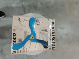 Boomerang Fan Polipropileno Azul
