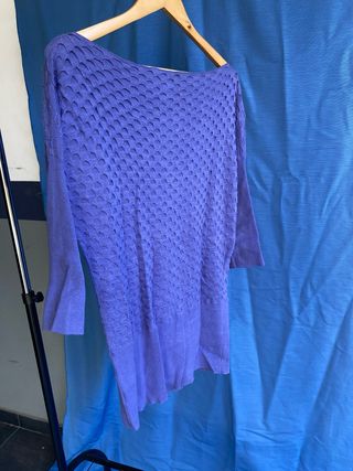 Camiseta Adolfo Dominguez Malva Talla L