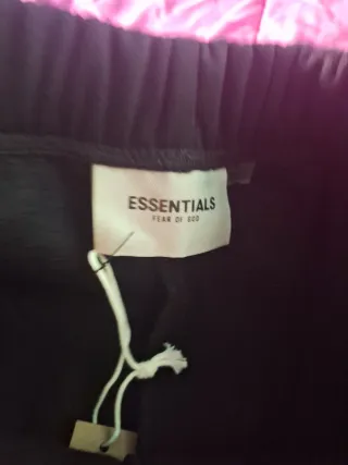 Pantalones Essentials Fear of God Negro