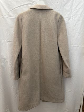 Abrigo largo Zara beige