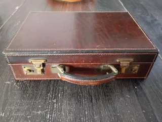 Maletín cuero vintage