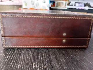 Maletín cuero vintage