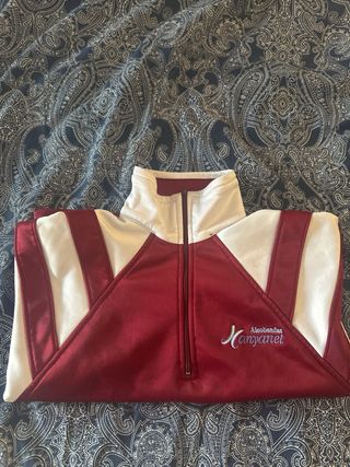 Sudadera Padre Manyanet Roja y Blanca