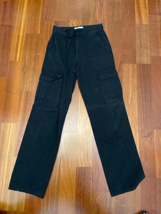 Pantalones cargo negros