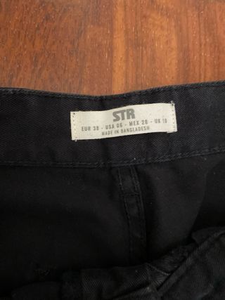 Pantalones cargo negros