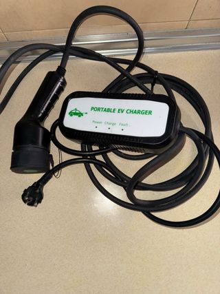 Cargador Portátil Coche Eléctrico Tipo 2