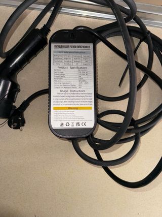 Cargador Portátil Coche Eléctrico Tipo 2