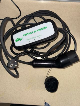 Cargador Portátil Coche Eléctrico Tipo 2