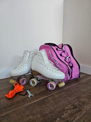 Patines Artísticos Blancos McRoller