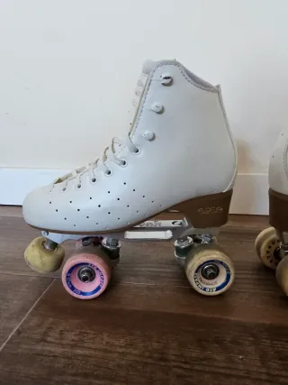 Patines Artísticos Blancos McRoller