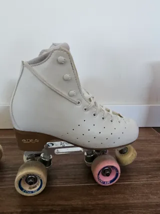 Patines Artísticos Blancos McRoller