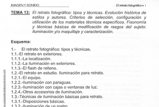 Temario oposiciones Secundaria Imagen y Sonido