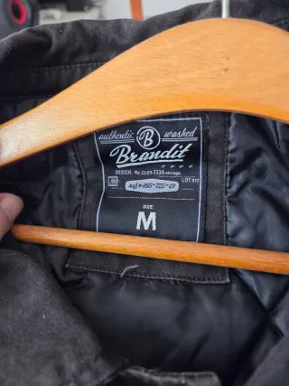 Chaqueta Brandit Militar Talla M Negra