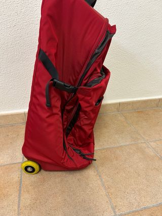 Maleta de viaje grande Mandarina Duck roja 60x40