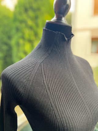 Dolcevita slim fit nero