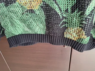 Maglia a rete tropicale a maniche lunghe Twinset