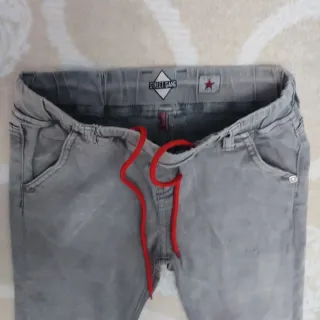 Jeans bambina con elastico