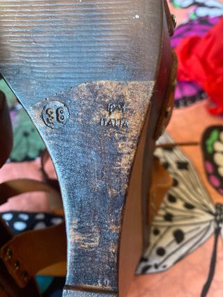 Cuñas Carvela Marrones Talla 38