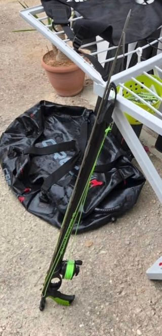 Fusil pesca submarina con carrete