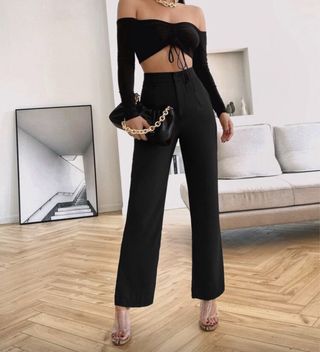 Pantalón negro de vestir