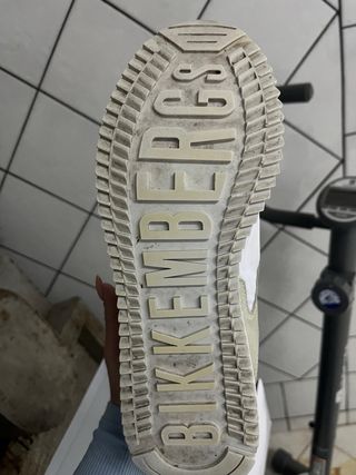 Scarpe uomo Tiger nere e oro e bikkemberg