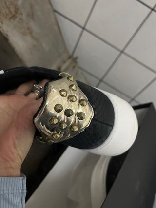 Scarpe uomo Tiger nere e oro e bikkemberg