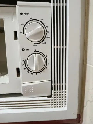 Microondas OK. Blanco