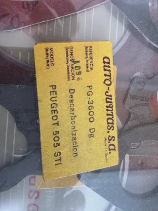 Kit Juntas Peugeot 505 STI