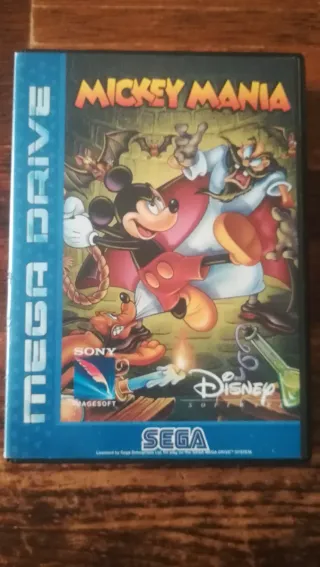 Mickey Mania Mega Drive PAL con manuale