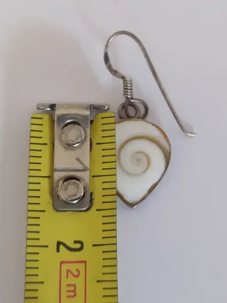 Pendiente Ojo de Shiva Plata 925 - 1.23 gramos