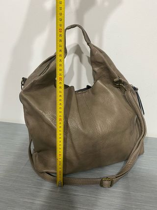 Borsa tracolla similpelle con pochette