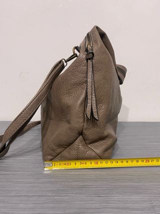 Borsa tracolla similpelle con pochette