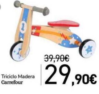 MY WOODEN TINY TRIKE triciclo