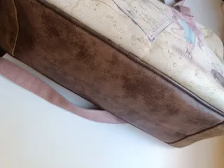 Bolso Viaje Sweet Candy Beige y Rosa