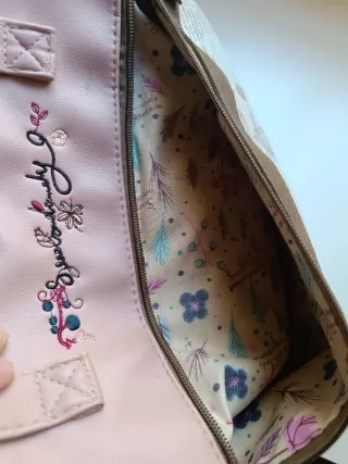 Bolso Viaje Sweet Candy Beige y Rosa