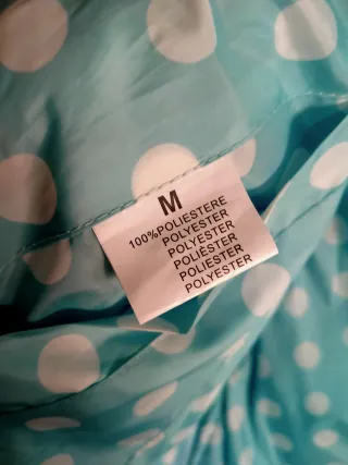 Chaleco acolchado celeste talla M