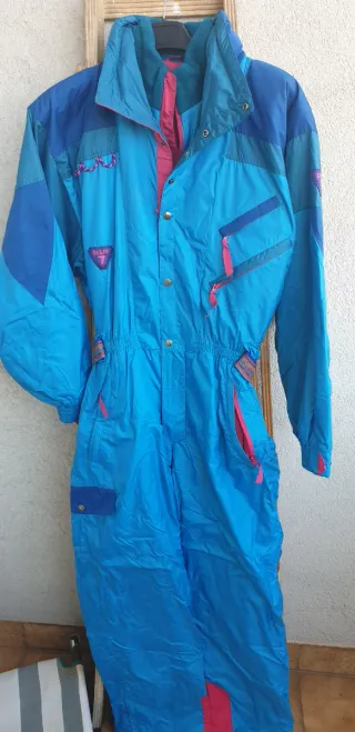 Tuta sci uomo colorata