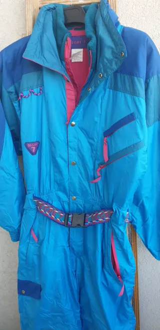 Tuta sci uomo colorata