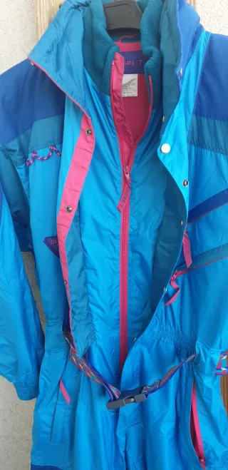 Tuta sci uomo colorata