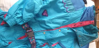 Tuta sci uomo colorata