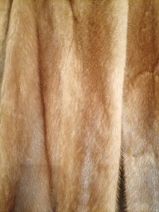 Abrigo de piel SERA marrón