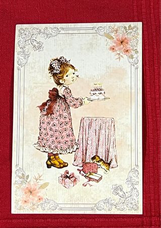 TARJETA POSTAL ILUSTRACIÓN FE SARAH KAY